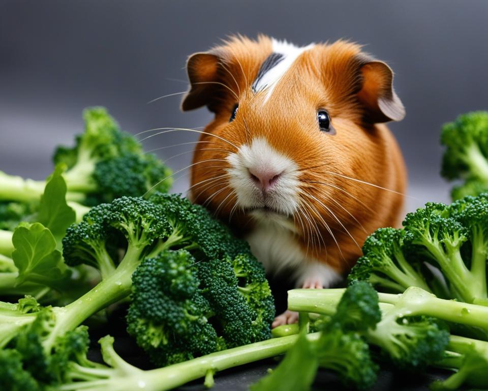 broccoli stalks for guinea pigs