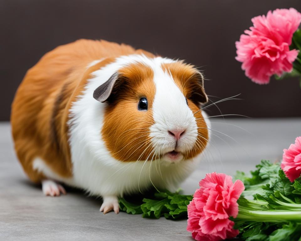 can guinea pigs eat carnations