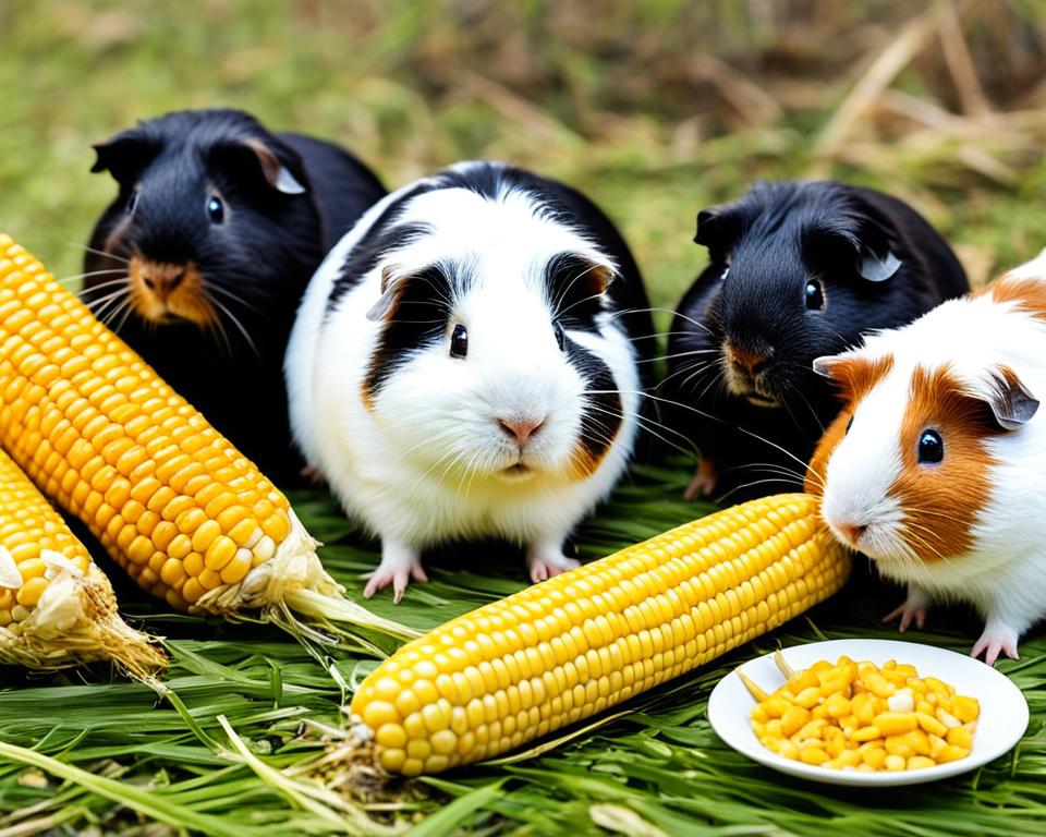 can guinea pigs eat corn on the cob cooked