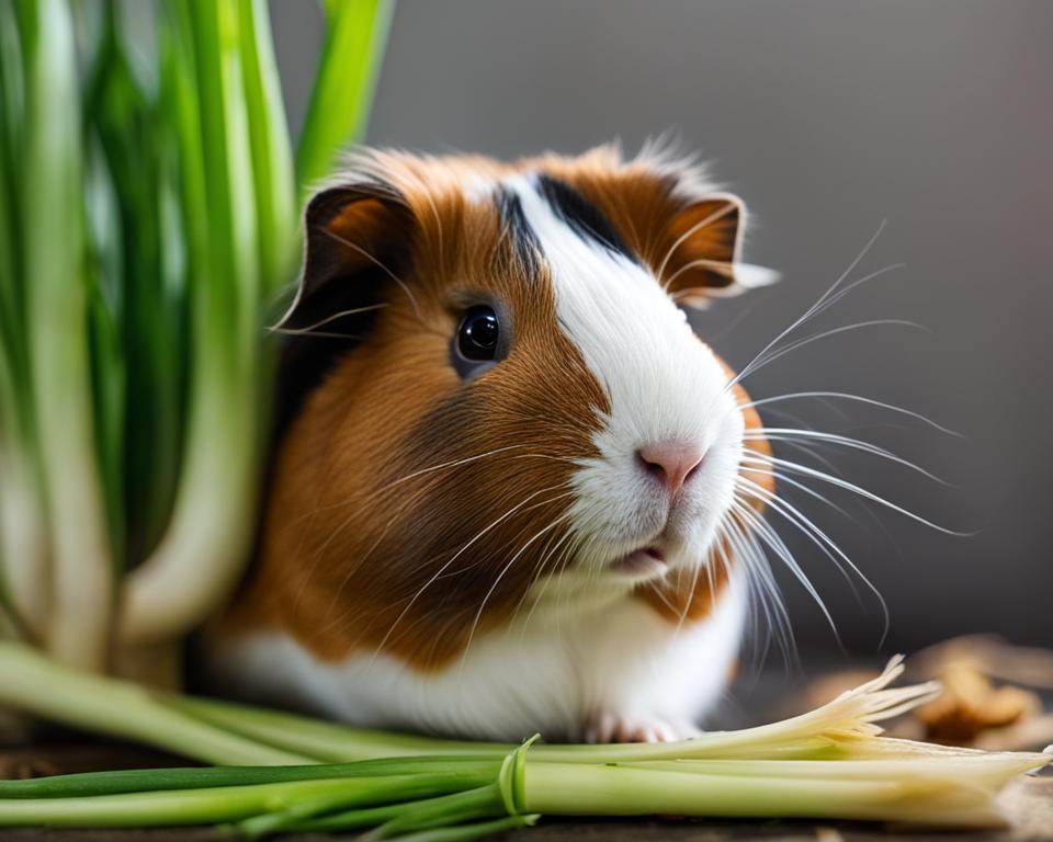 can guinea pigs eat green onions