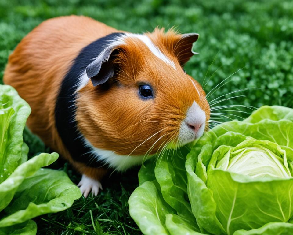 can guinea pigs eat iceberg lettuce