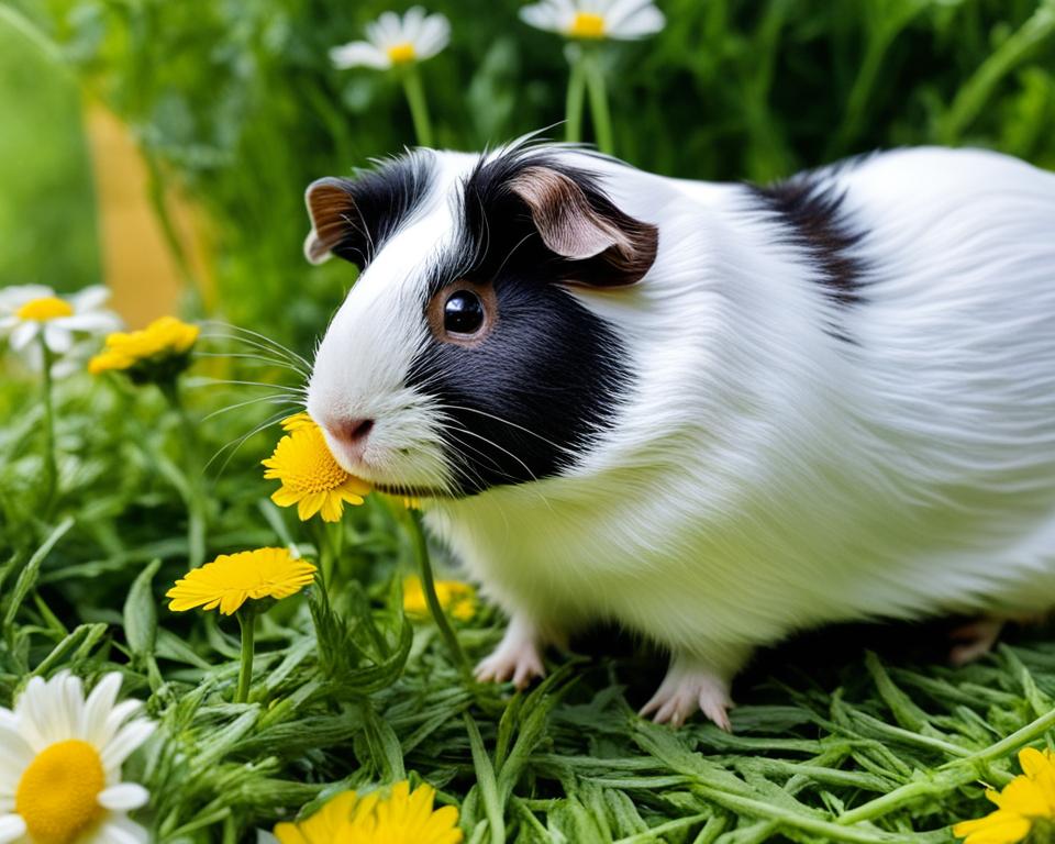 introducing chamomile to guinea pigs