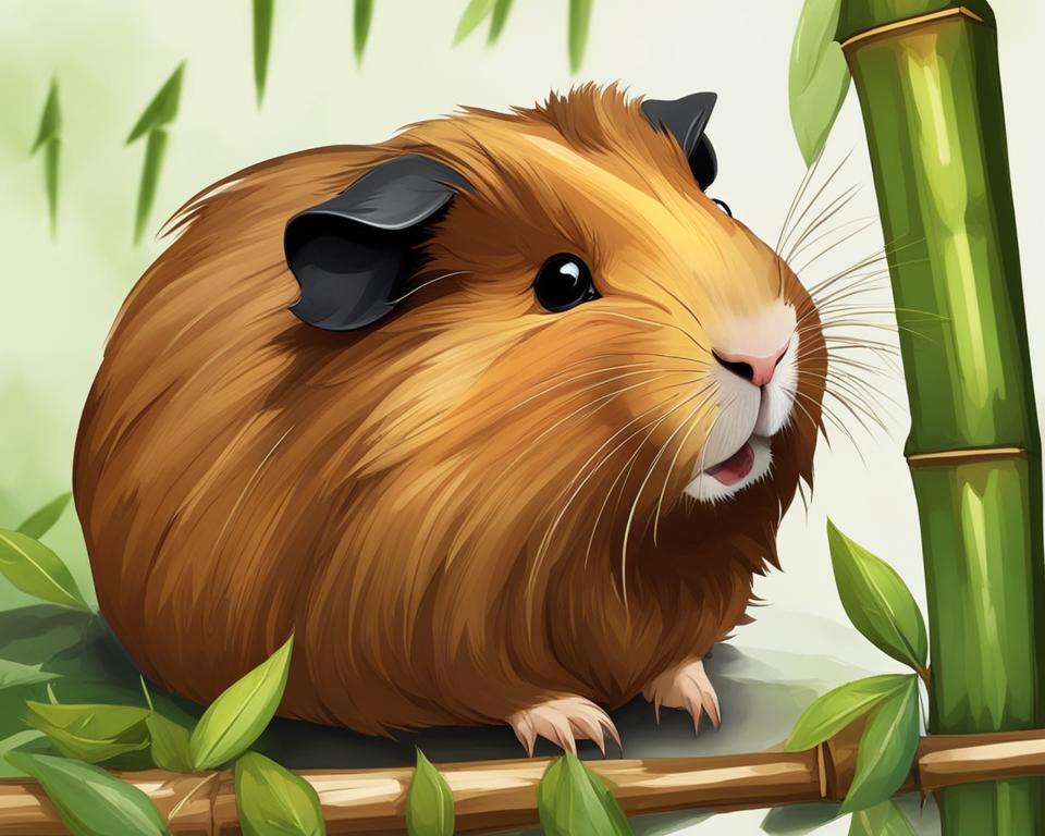 monitoring your guinea pig's response to bamboo