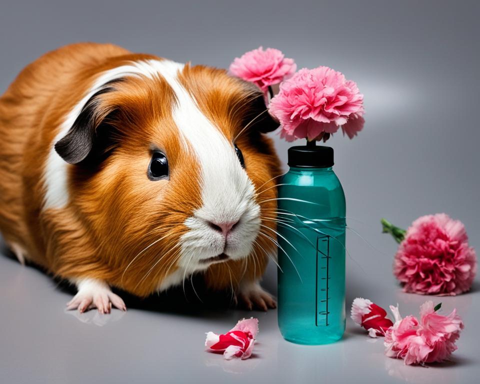 risks of feeding carnations to guinea pigs